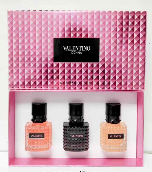 valentino donna set of 3x30ml